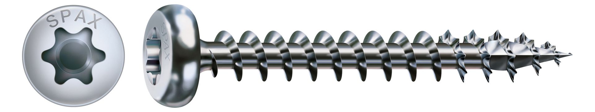SPAX Universalschraube, Halbrundkopf