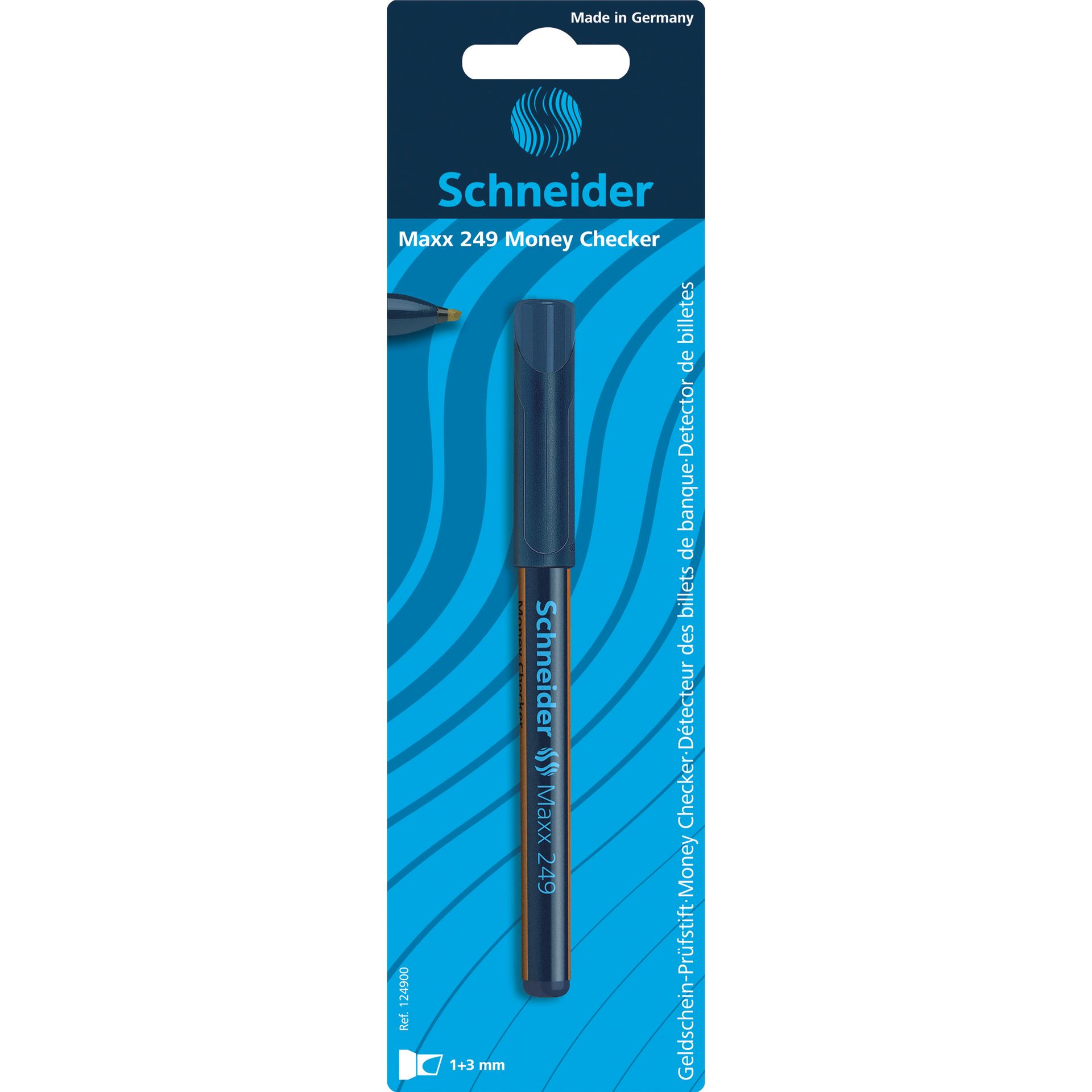 Geldscheinprüfstift Maxx  249 Money Checker 1-3mm sw