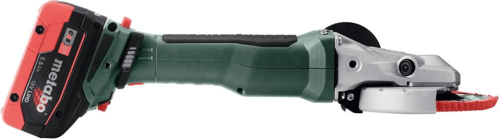 Akku-Flachkopf-WinkelschlWVBF18 LT BL 11-125 QuickMetabo ohne Akku ohne Ladegerät metaBOX