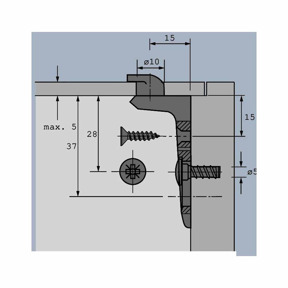 Rückwandverbinder Rv1