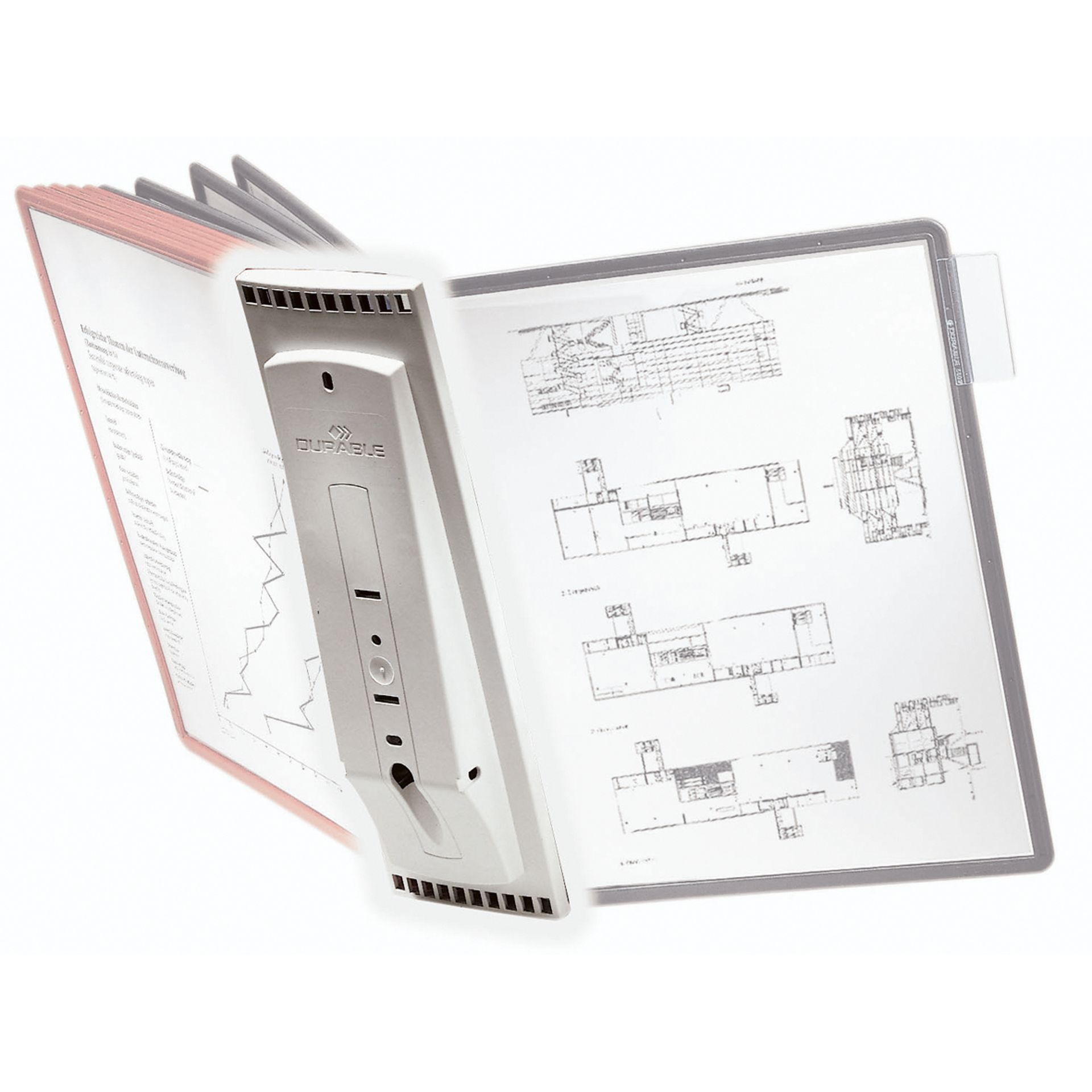Sichttafelständer SHERPA wall module 10 101x326mm gr