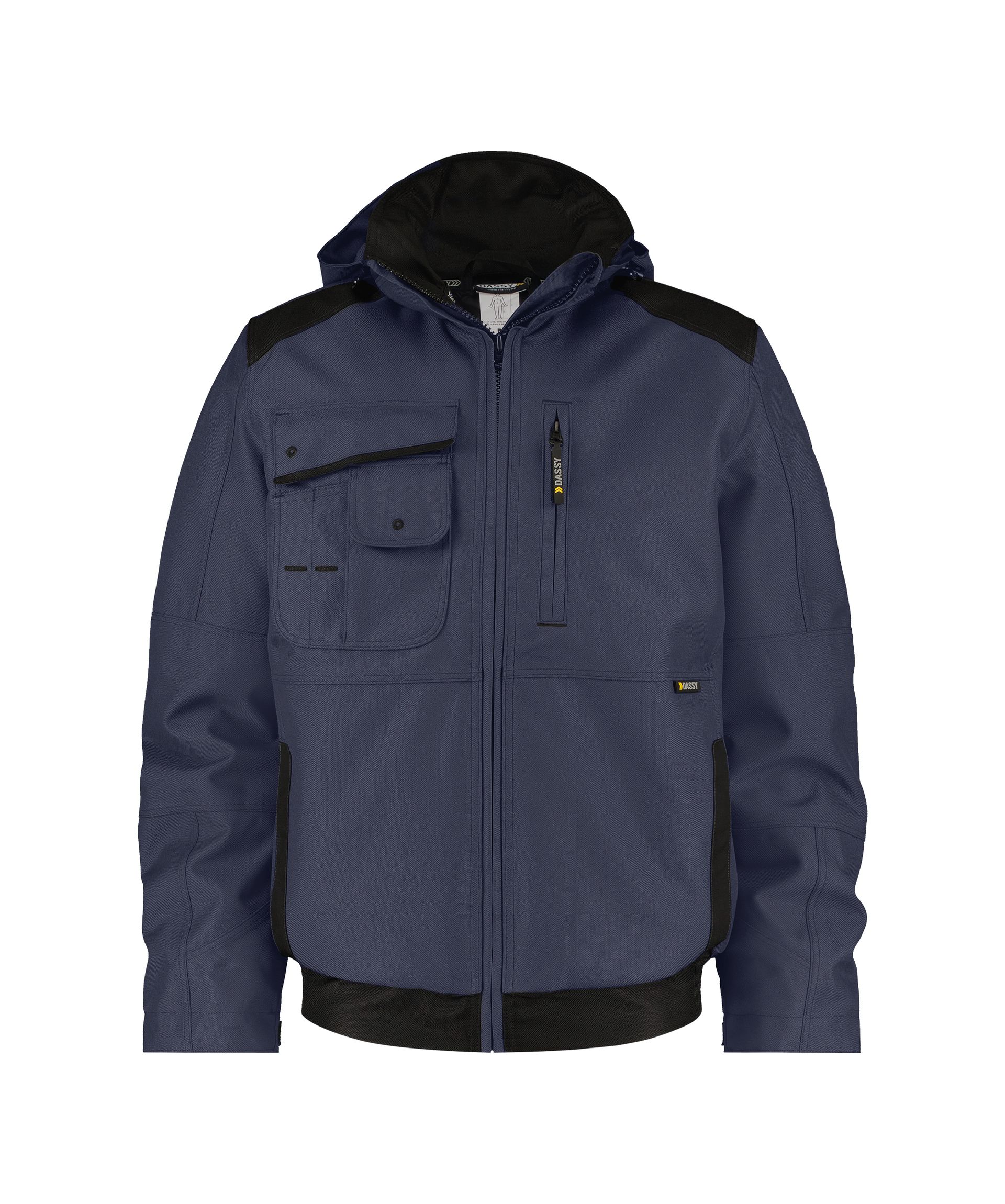 DASSY® Austin - Canvas Winterjacke - nachtblau/schwarz, Gr. S