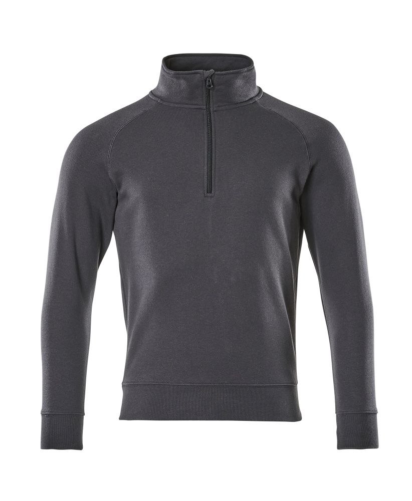 Sweatshirt mit kurzem Reißverschluss MASCOT® Nantes Schwarzblau, 2XL