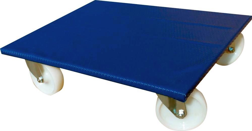 Möbelroller 600x500mm 600kg Kst.Rad 125 mm