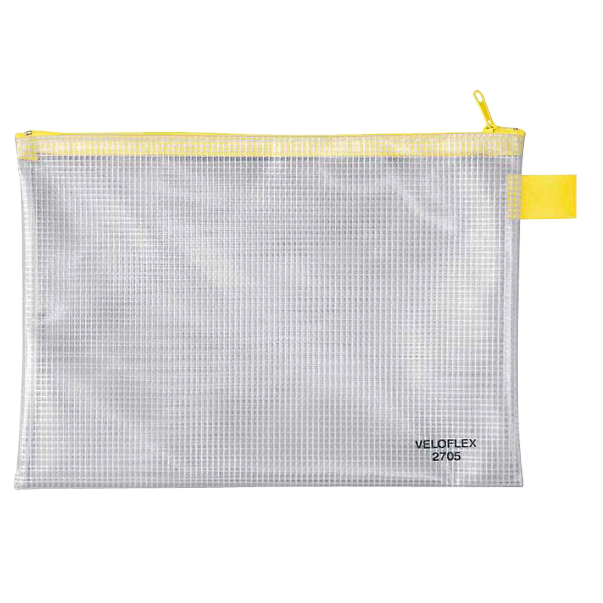 Reißverschlusstasche 240x190mm PVC DIN A5