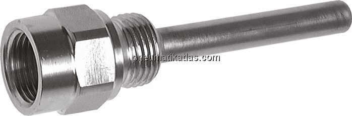 Schutzrohr zum Einschrauben (G 1/2"), 63mm, 1.4571