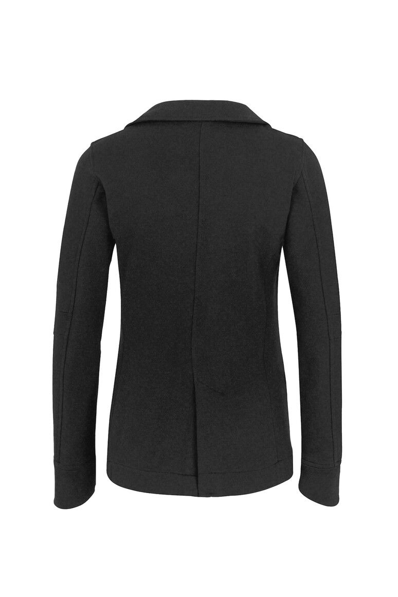 HAKRO Damen Sweatblazer Premium schwarz, XS