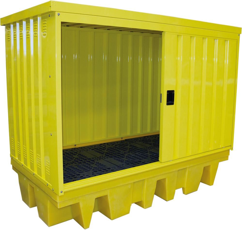 Gefahrstoffdepot für 2 IBC oder 8x205l Fässer