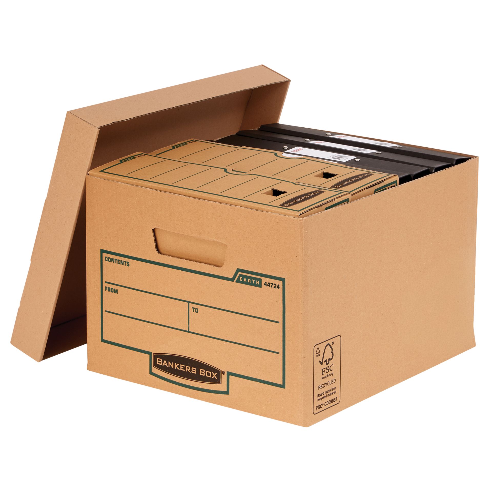 Archivbox Earth Series Karton braun