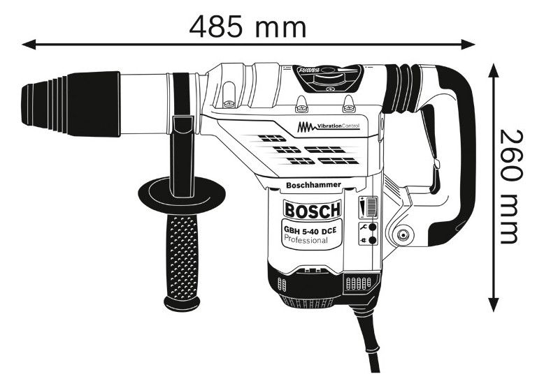 BOSCH Bohrhammer im Koffer