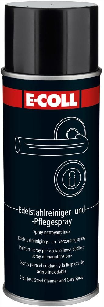 E-COLL Edelstahlreiniger- und -pflegespray 400ml