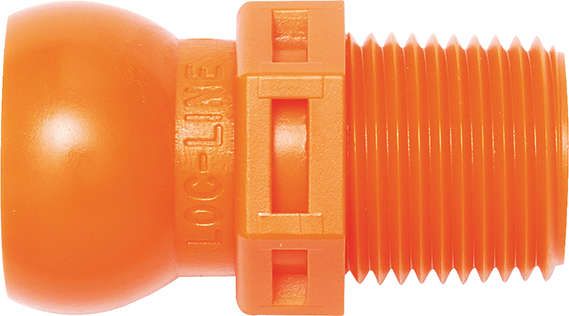 Anschlussnippel 4-teilig für Kühlmittelschlauch R3/8"" LOC-LINE