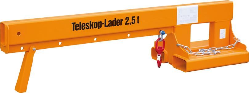 Teleskop-Lader KT-K 2,5 lackiert, Gelborange 2000x490x480mm