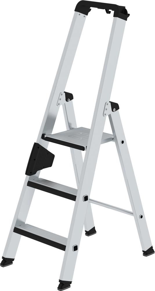 Alu-Stehleiter 3 Stufen relax-step Gesamthöhe 1,34 m Arbeitshöhe bis 2,20 m