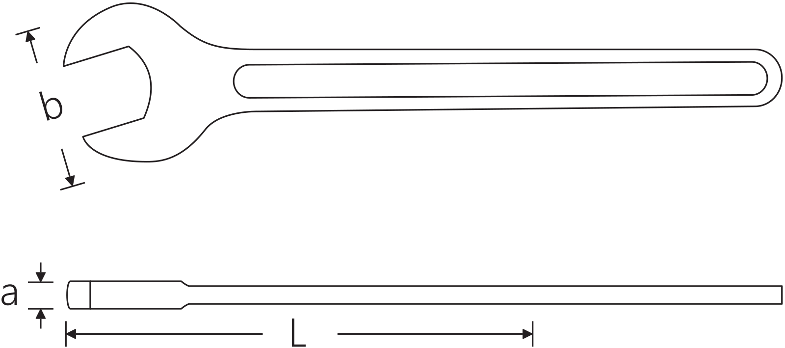 STAHLWILLE Einmaulschlüssel