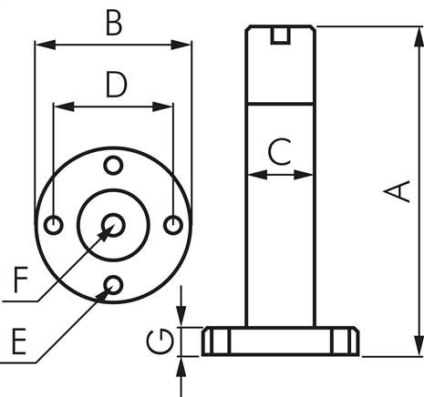 Kolben-Vibrator, 65 N, 7.600 Hübe/min
