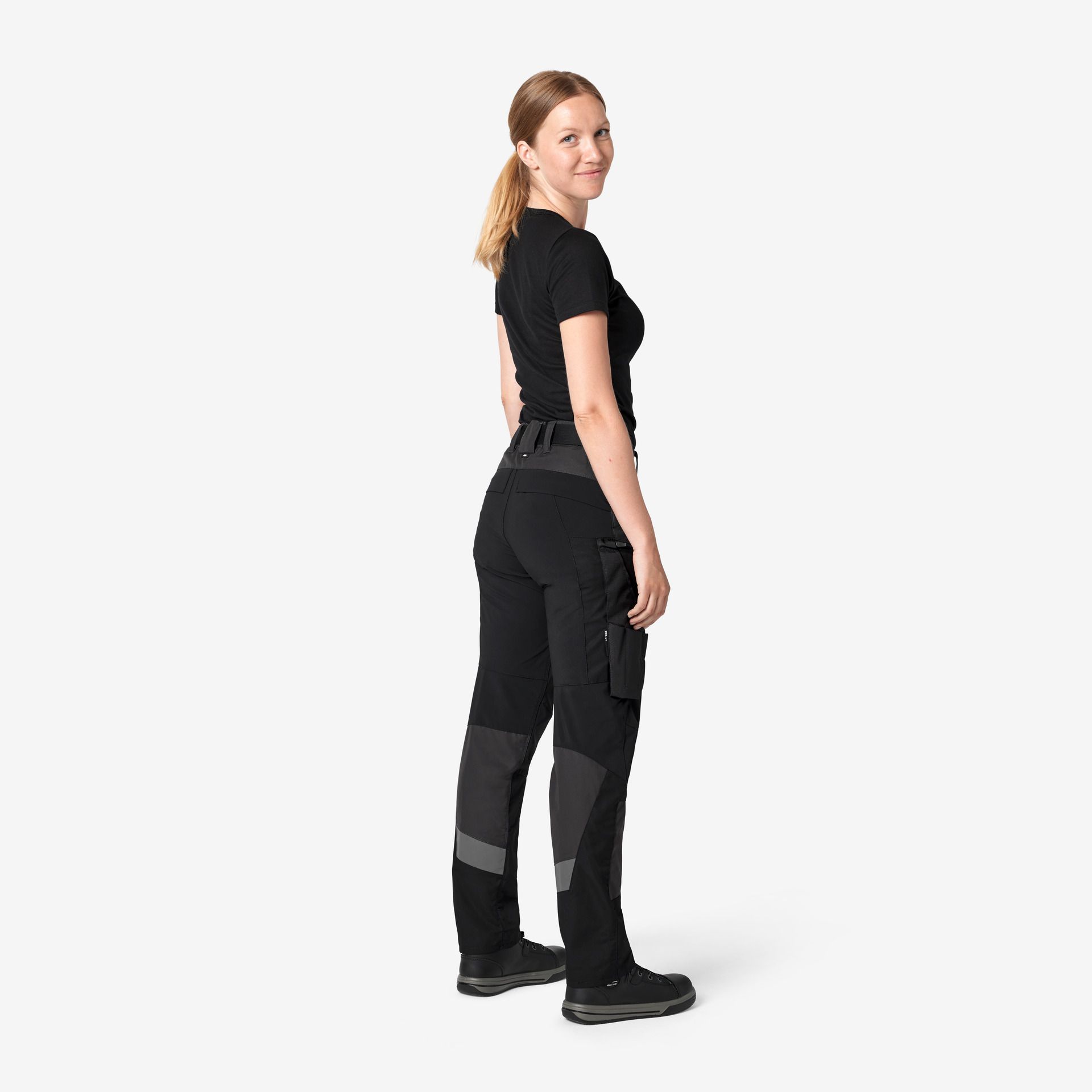 FHB Arbeitshose MIO elastisch anthrazit-schwarz - Gr. 30