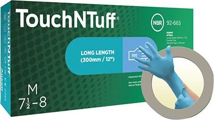 Handsch.TouchNTuff92-665,Gr. 8,5-9(Box a 100 Stk.)