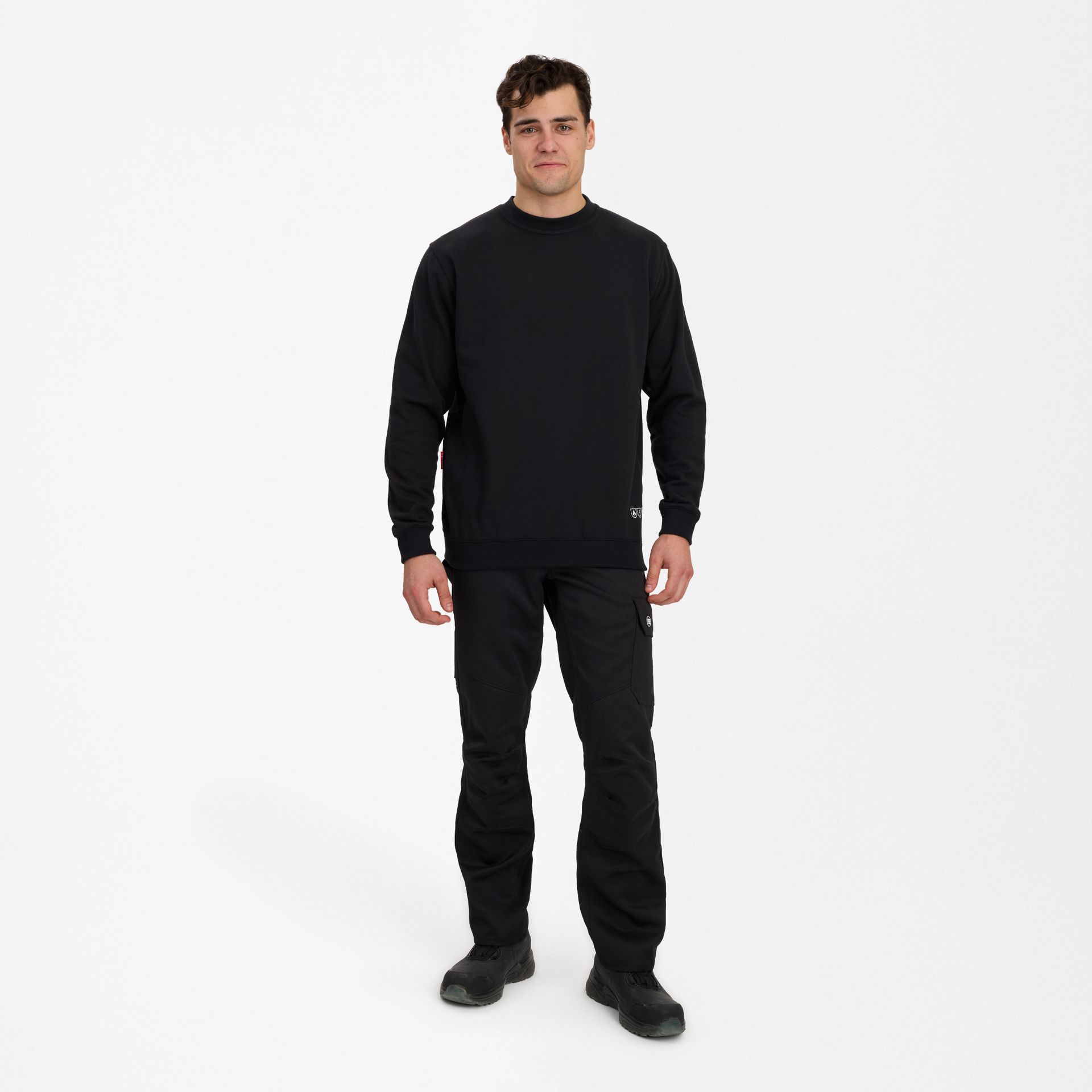 Safety+ Sweatshirt Schwarz, Gr. L
