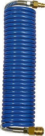 Spiralschlauch PA blau,