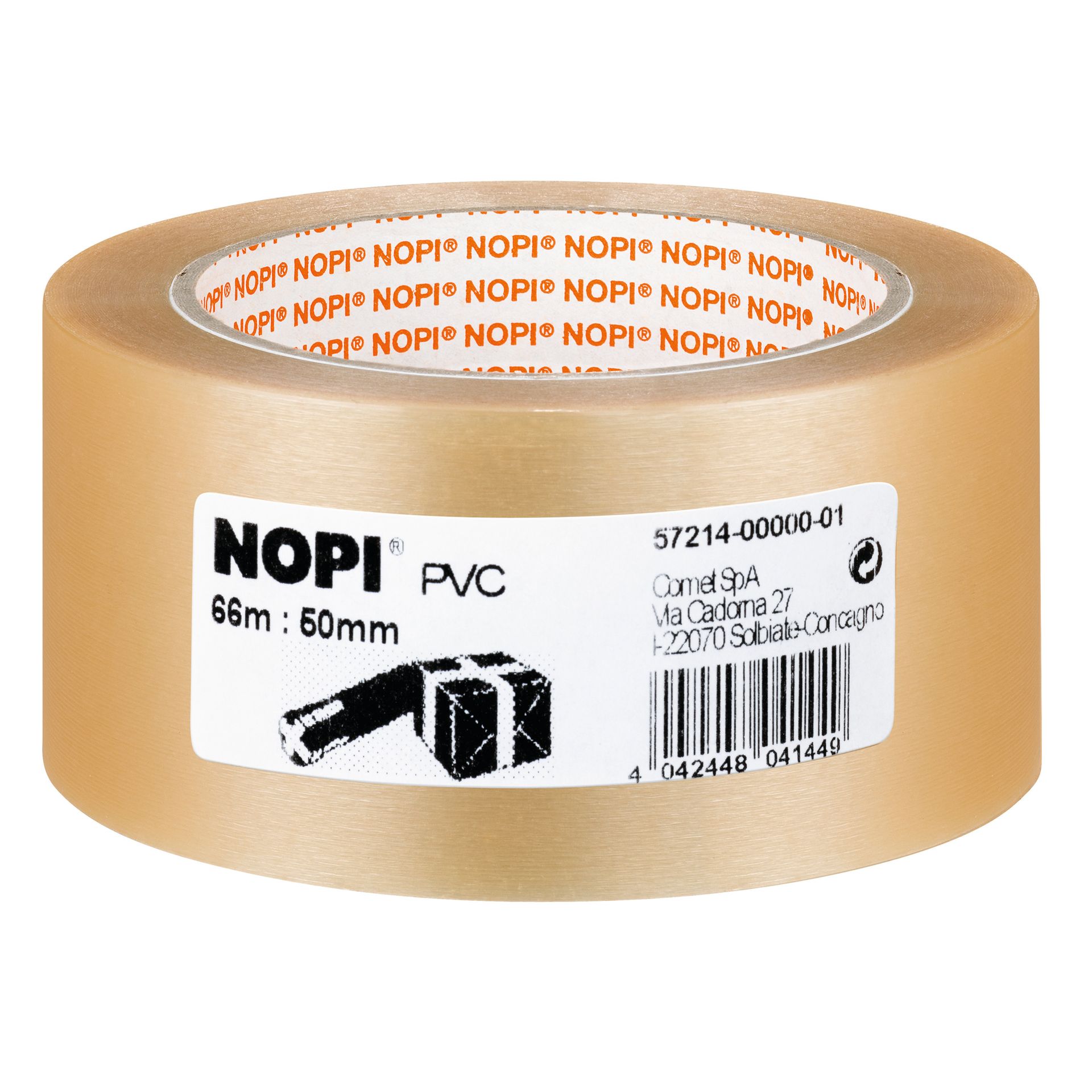 Packband 50mmx66m PVC transparent