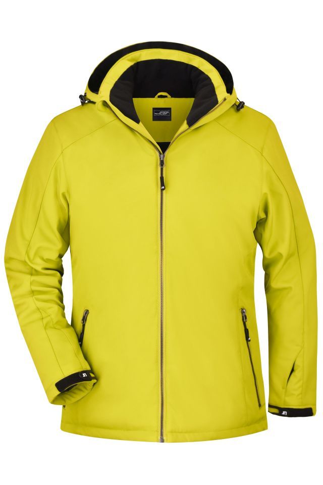 Ladies' Wintersport Jacket Elastische, gefütterte Softshelljacke gelb, Gr. XL