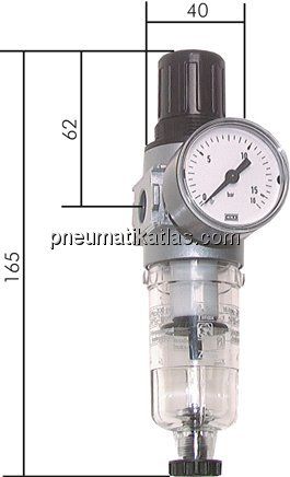 MULTIFIX Filterregler, G 1/8", 0,5 - 10bar, Baureihe 0