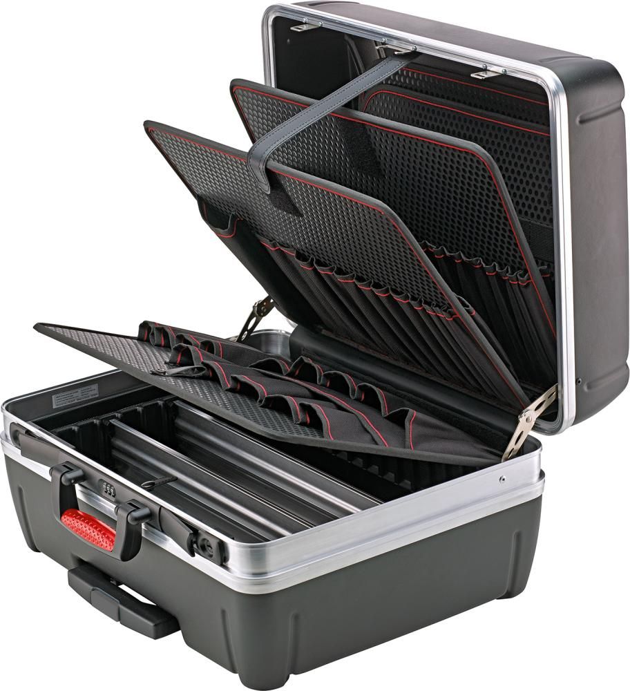 Werkzeugtrolly 485x373x232mm HDPE Tafel mit Taschen FORMAT