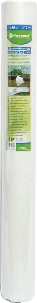 Garten-/Wintervlies Clas.50x2m,weiß Rolle 17g/m2
