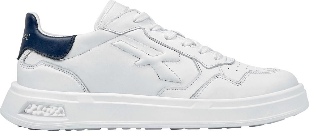 Berufshalbschuh DRAGOS OB SR, weiß/blau Gr. 35 U POWER