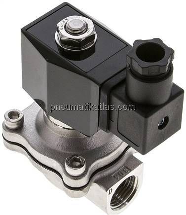 2/2-Wege ES-Magnetventil G 1/2", 0-6/10 (DC/AC) bar, NC