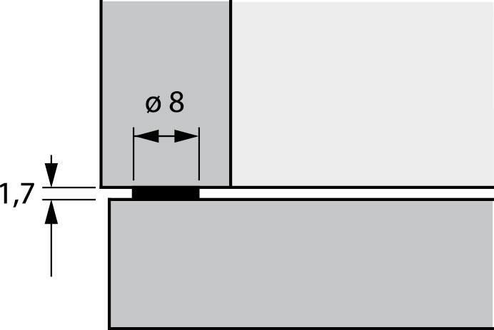Türanschlagsdämpfer,72120KF transparent