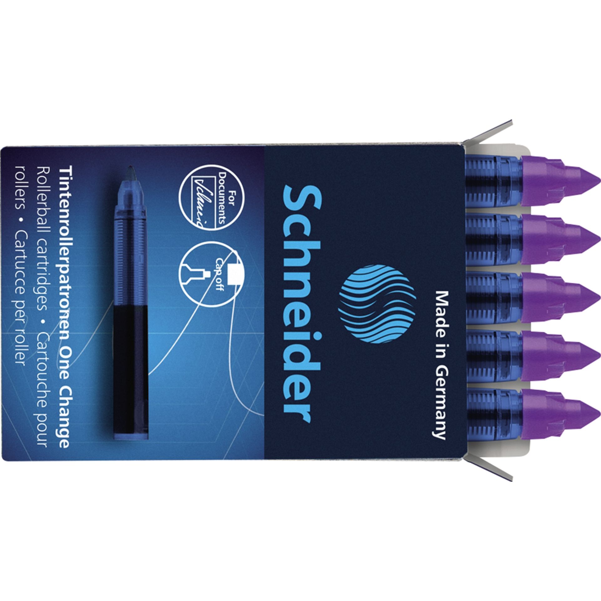 Tintenroller One  Business 0,6mm tiefbl/sw