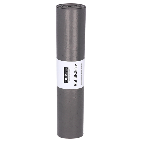 Abfallsäcke aus HDPE 70 l, Typ 20 grau - RL=50Stl, Karton=10RL