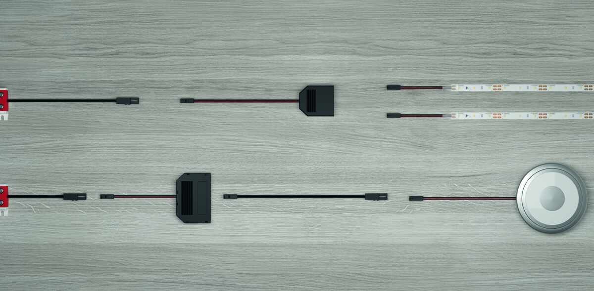 LED 3-fach Verteiler M1 12VDC