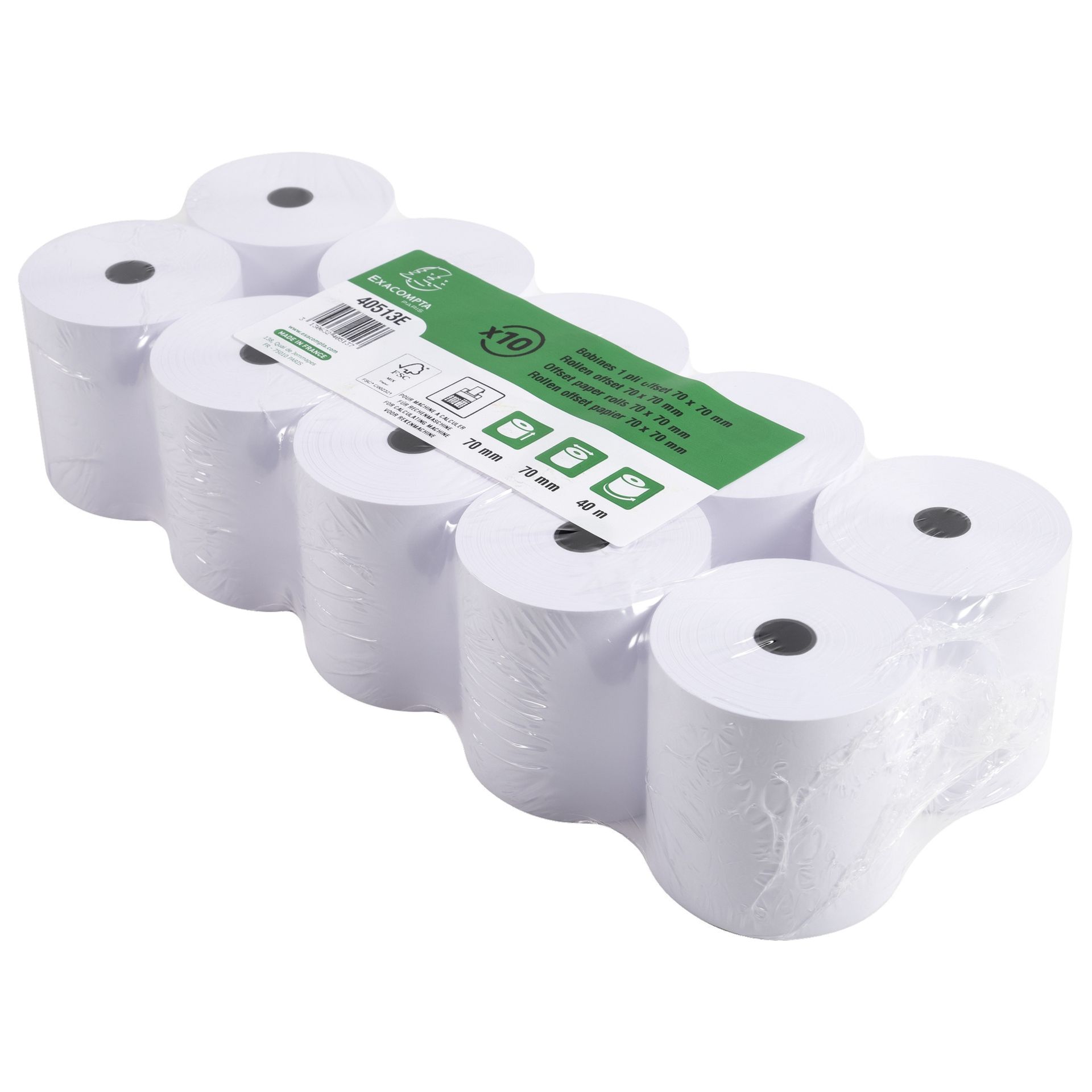 Additionsrolle 70mm/70m/12mm 10St.