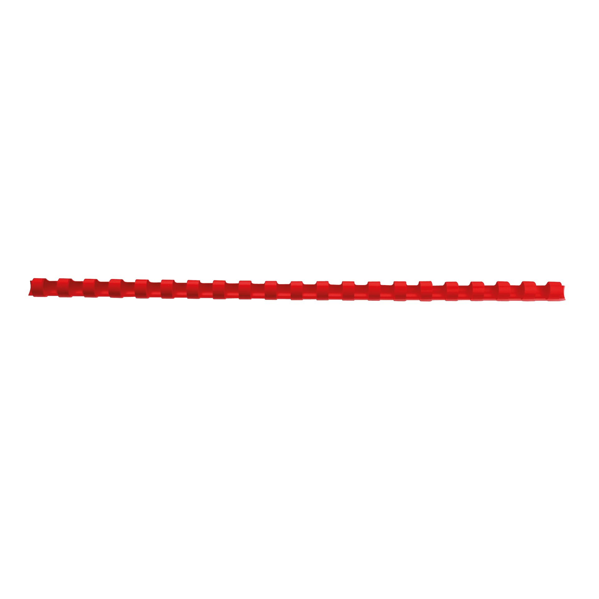 Plastikbinderücken DIN A4 12mm rot 100 St./Pack.