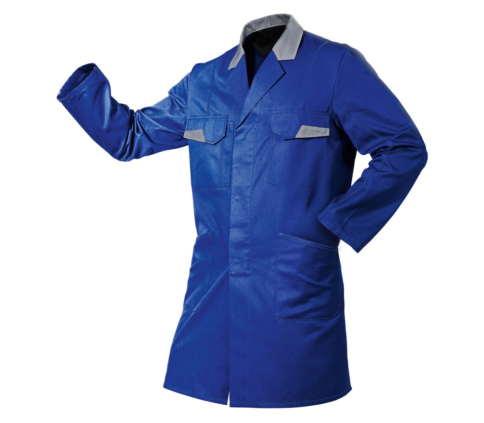 KÜBLER ACTIVIQ Mantel kbl.blau/mittelgrau Gr. XS