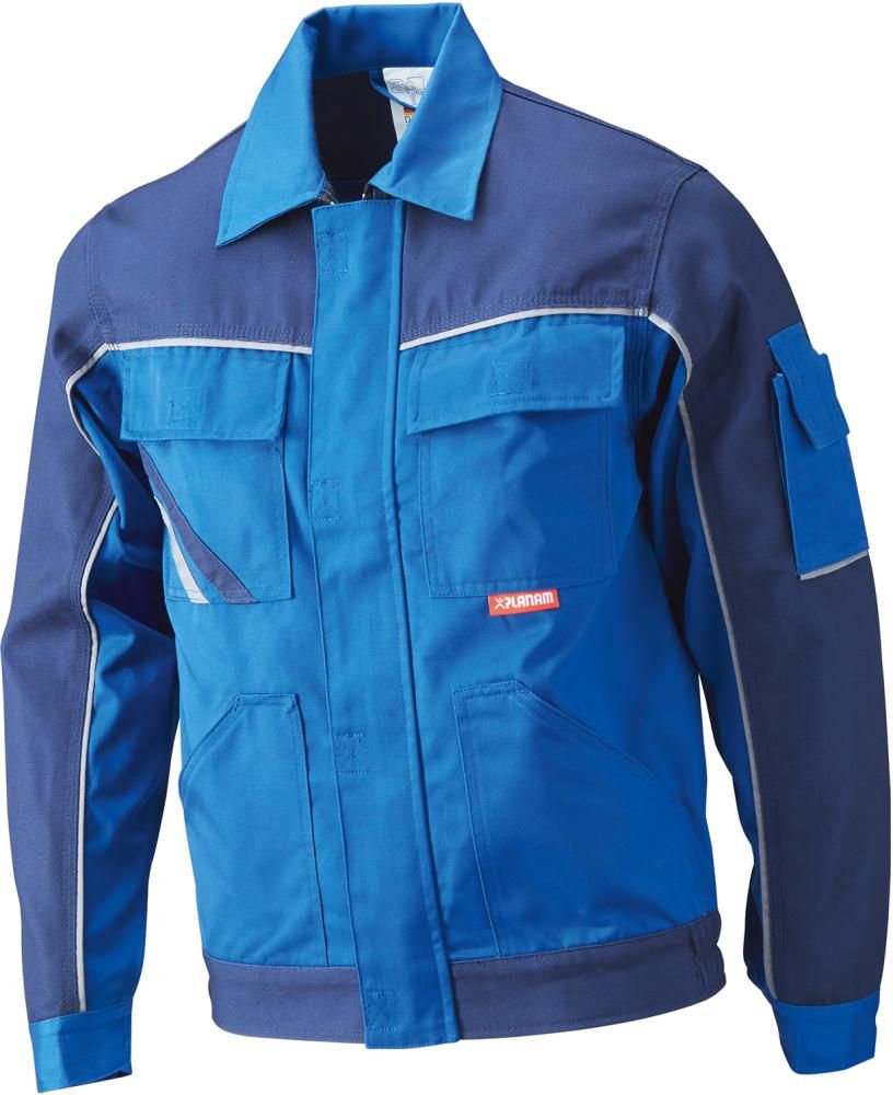Bundjacke Highline, Gr.52,kornblau/marine PLANAM