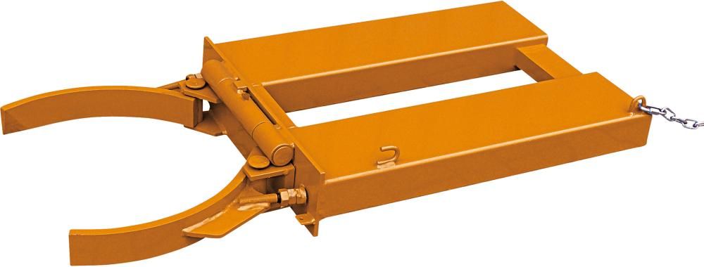 Fassgreifer für 1 Fass Verriegelungsautomatik Tragkraft 500kg reinorange RAL 2004