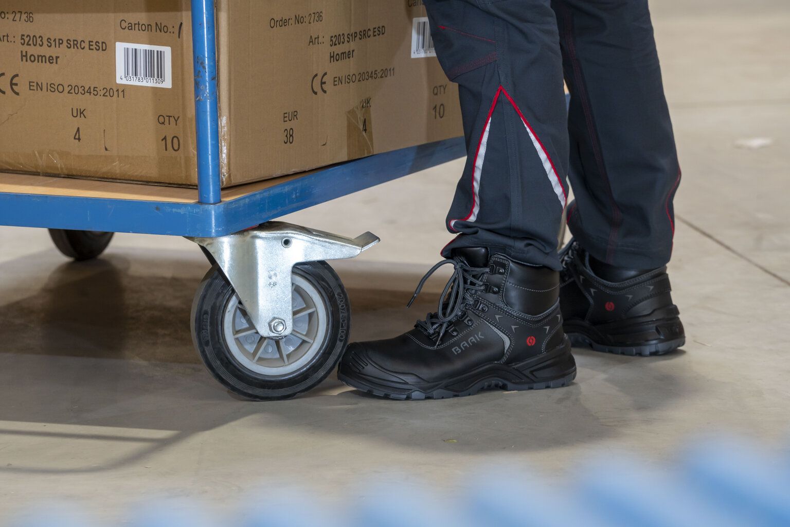Stiefel Big Boss 213083, S3S FO SR LG ESD, Gr. 38