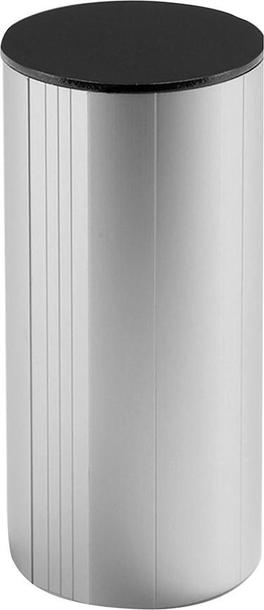 Ovalrohrständer (VE2) Länge 2600 mm silber zum Einbetonieren