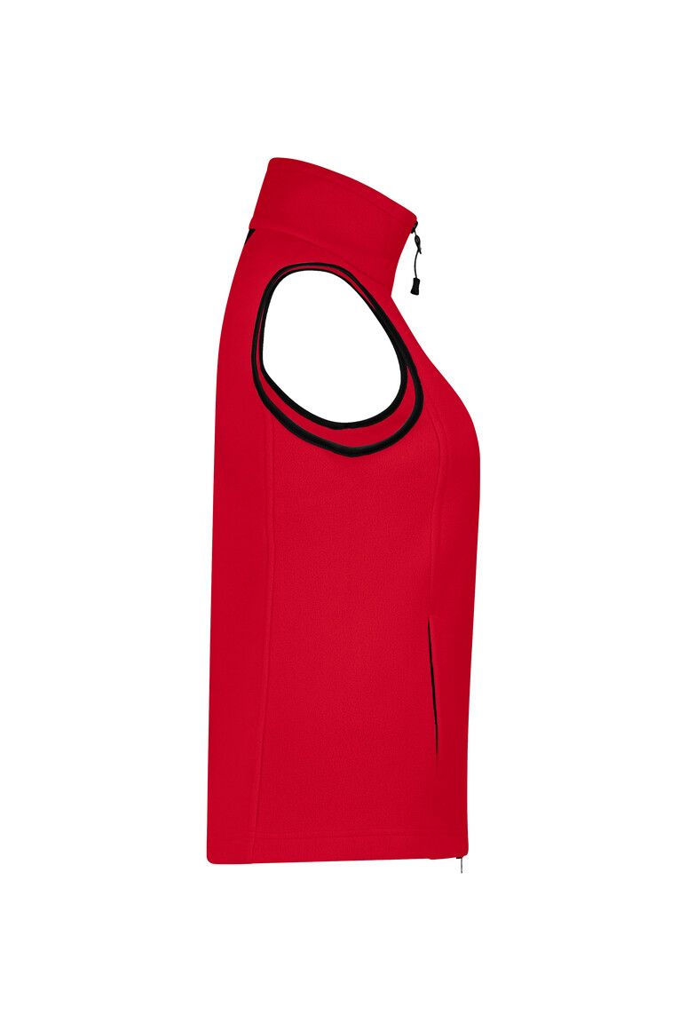 HAKRO Damen Fleeceweste ECO rot, XS