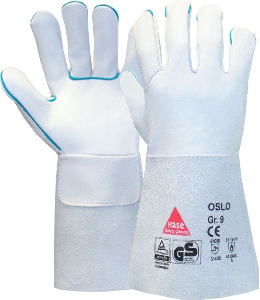 Rindnarbenleder-Schweißerhandschuh