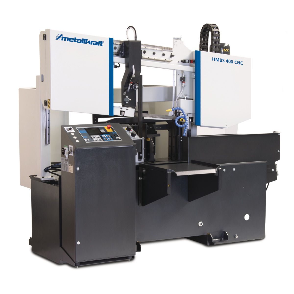Vollautomatische Zwei-Säulen-Horizontal-Metallbandsäge Metallkraft HMBS 400 CNC
