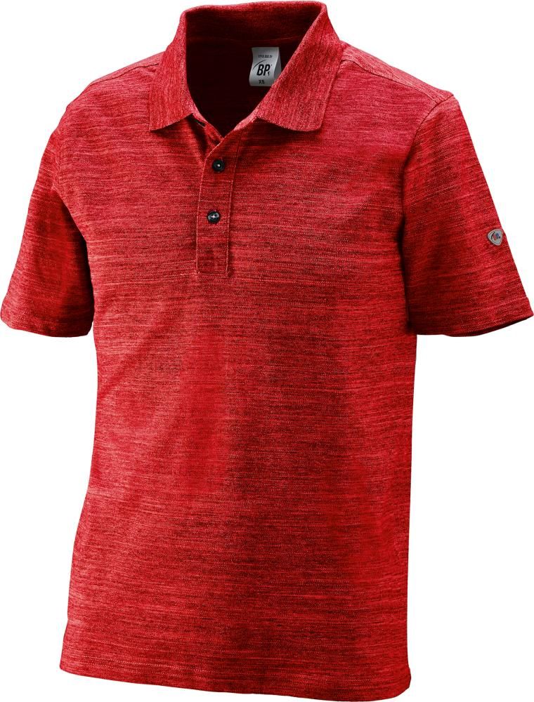 Polo Shirt Sie+Ihn 1712, space rot,Gr.XS