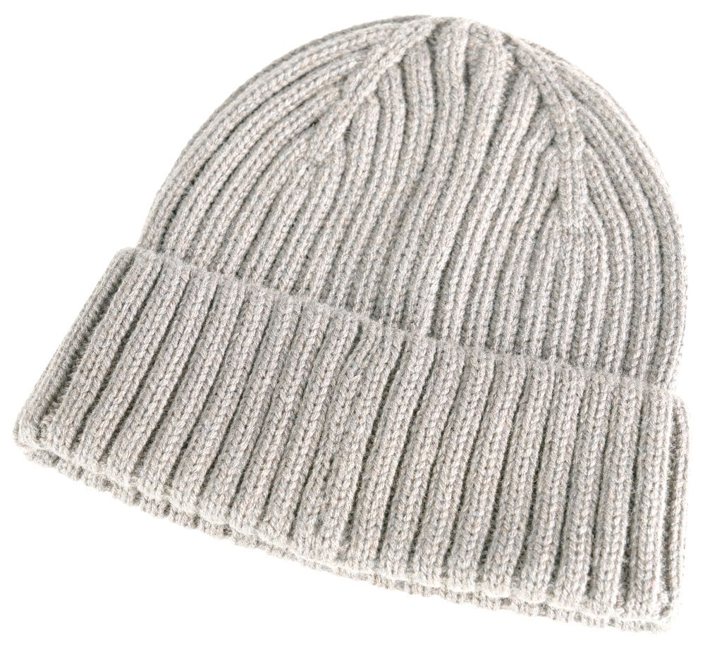 Strickmütze Silbergrau, ONE
