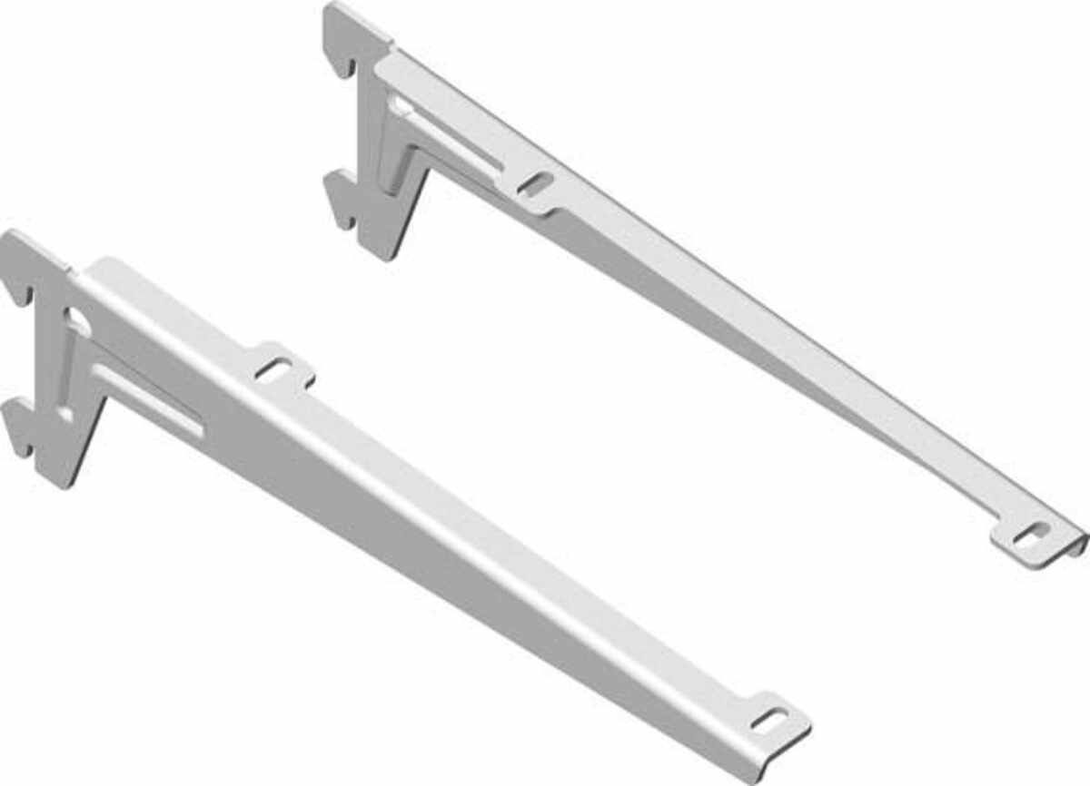Winkelträger weiss 180mm