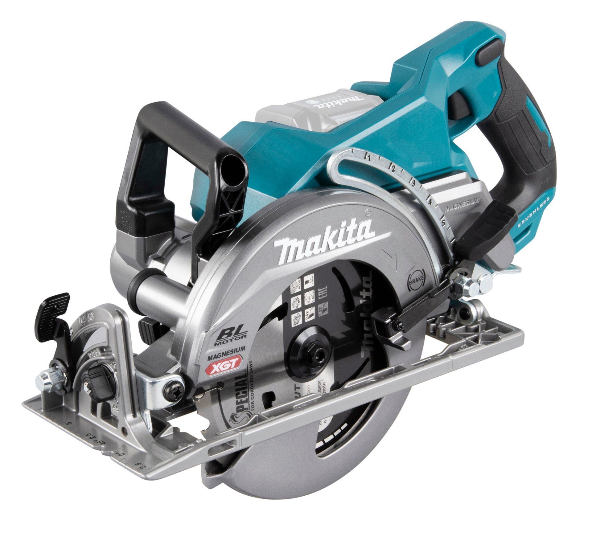 Makita Akku-Handkreissäge RS001GZ 65mm 40V max.