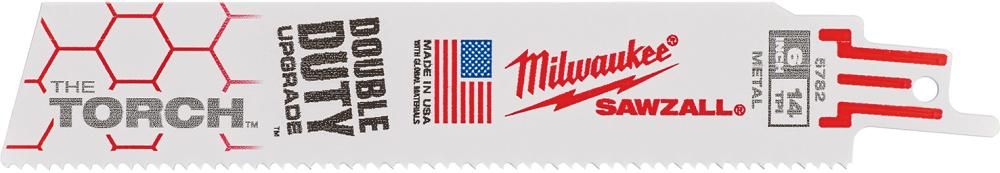 Säbelsägeblatt Metall THE TORCH 150 x 1,8 mm (14 TPI) Milwaukee